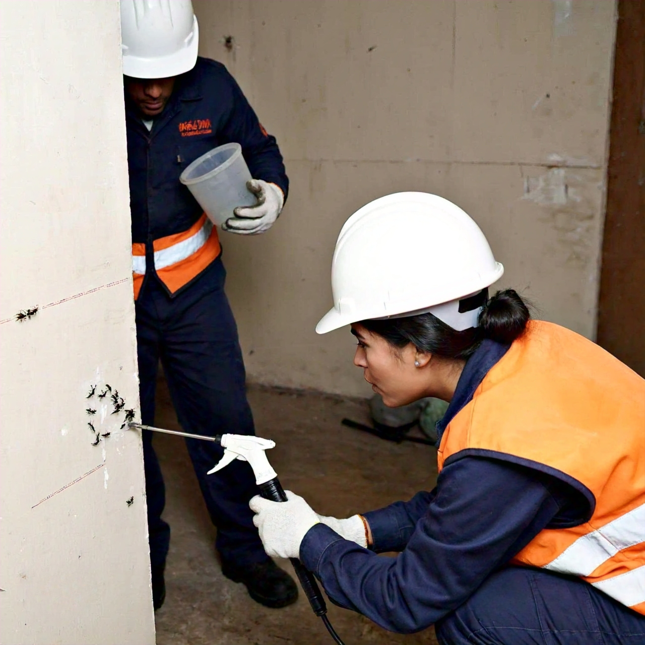 team_removing_carpenter_ants_in_house_cleanup